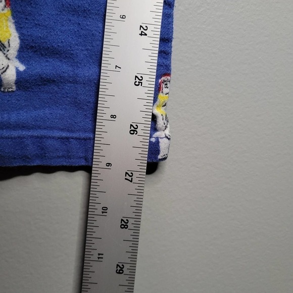 2 PAIR Old Navy flannel PJ pants men's size M 100% cotton red blue holiday‎ xmas - Picture 8 of 16